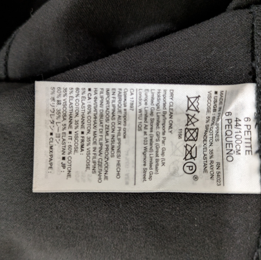 NWOT Banana Republic Black Sheath Midi Dress - Picture 5 of 5